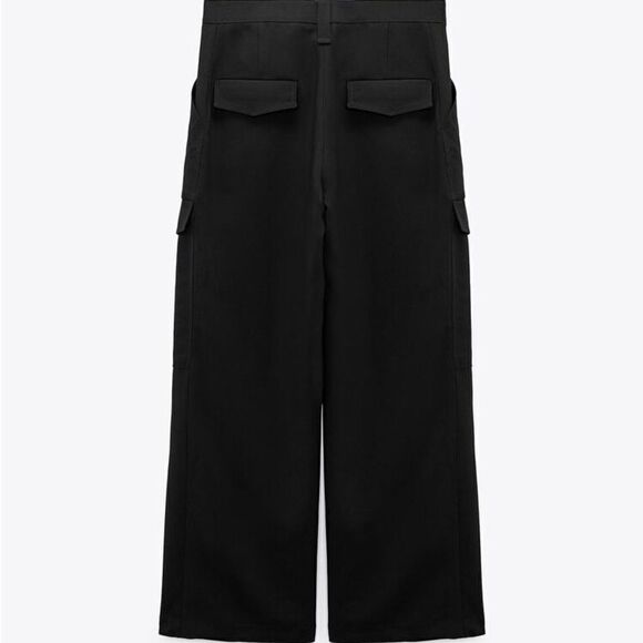 ZARA FULL LENGTH CARGO PANTS
BLACK - Picture 4 of 12